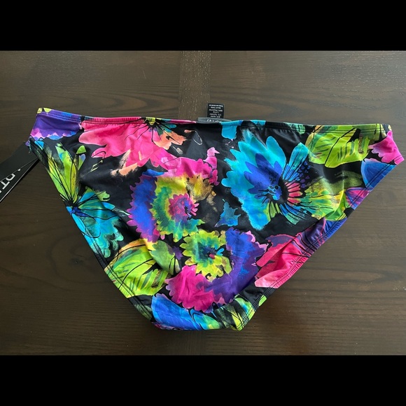 New Bikini Bottoms Apt 9 CL Size 16 Tropical Floral - Picture 4 of 6